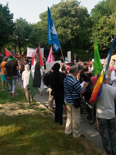 Manifestation à Rennes le 23 juillet 2014