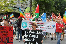Manifestation à Rennes le 26 juillet 2014