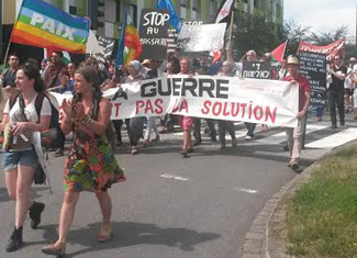Manifestation à Rennes le 26 juillet 2014