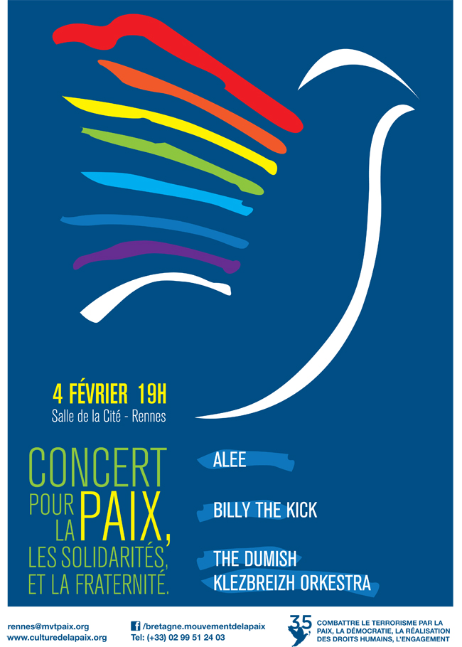 Concert pour la Paix à Rennes le 4 février 2016