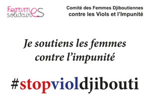 Pancarte Djibouti #stopvioldjibouti