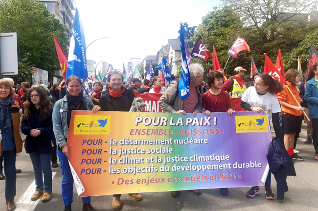 Rennes, manifestation le 1 mai 2023