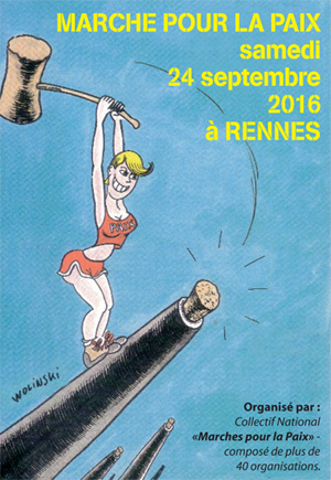 marche pour la paix le 24 septembre 2016 à Rennes