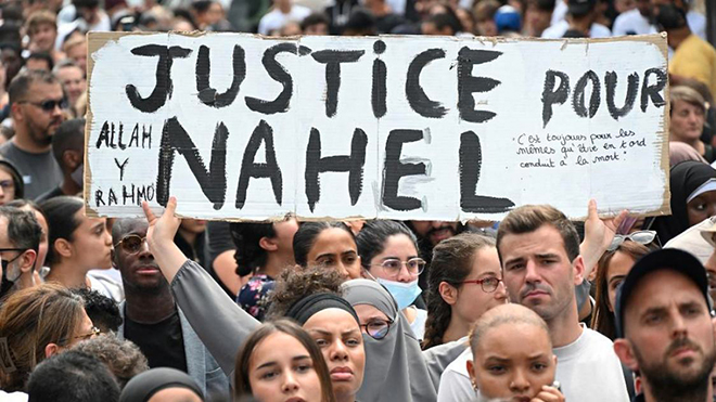 manifestation - justice pour Nahel