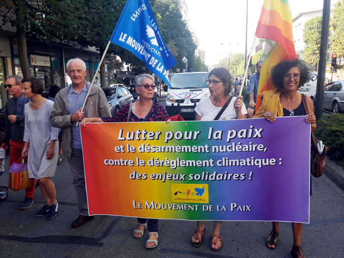 la marche pour le climat à Rennes