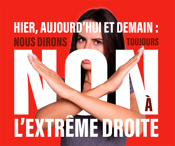 non à l'extreme droite