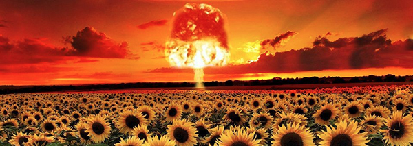 sunflowers -  rejetons la guerre et les armes nucléaires